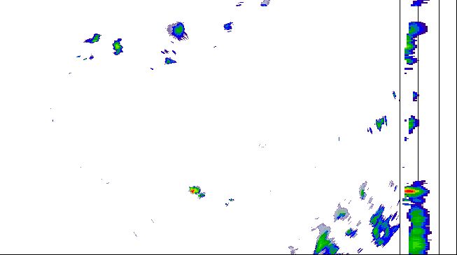 Meteoradar - aktuální srážky 2026-07-19 22:30:00