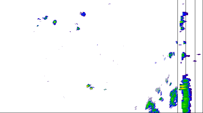 Meteoradar - aktuální srážky 2026-07-19 22:45:00