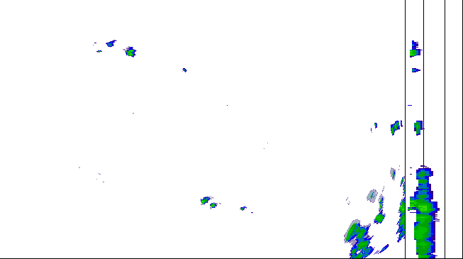 Meteoradar - aktuální srážky 2026-07-19 23:00:00