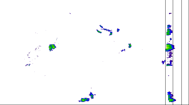 Meteoradar - aktuální srážky 2026-07-21 21:45:00