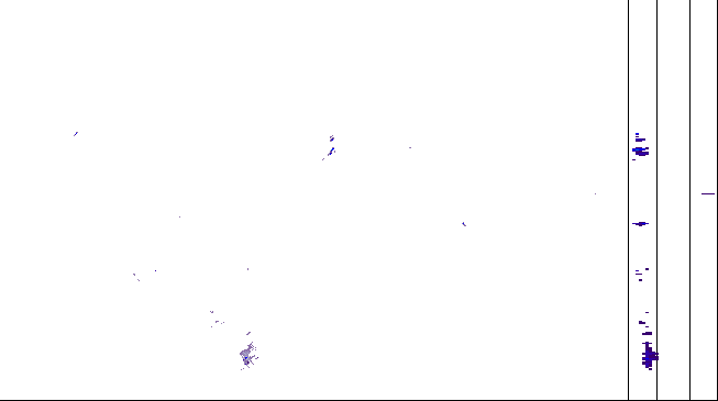 Meteoradar - aktuální srážky 2026-07-22 02:45:00