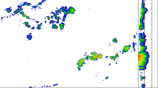 Meteoradar - aktuální srážky 2026-07-23 02:45:00