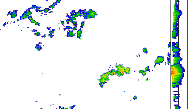 Meteoradar - aktuální srážky 2026-07-23 03:00:00
