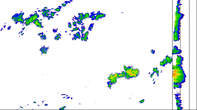 Meteoradar - aktuální srážky 2026-07-23 03:30:00