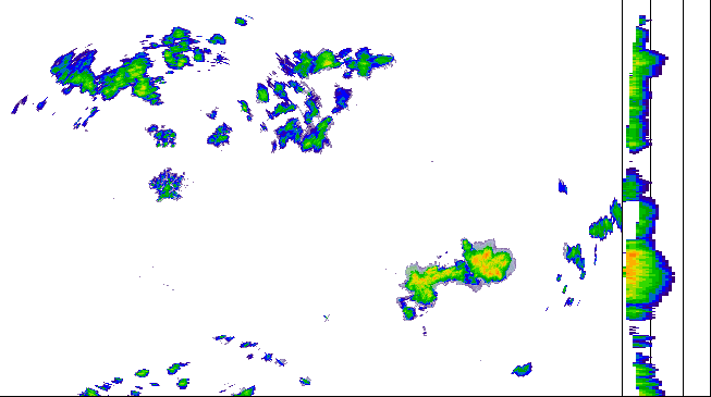 Meteoradar - aktuální srážky 2026-07-23 03:45:00