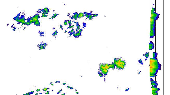 Meteoradar - aktuální srážky 2026-07-23 04:00:00
