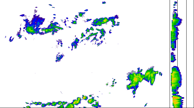 Meteoradar - aktuální srážky 2026-07-23 05:00:00