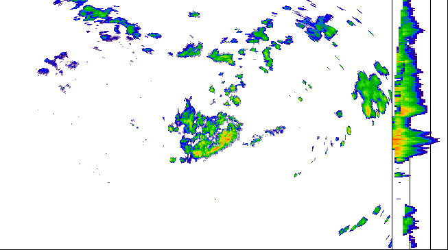 Meteoradar - aktuální srážky 2026-07-23 09:45:00