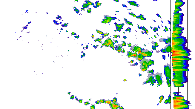 Meteoradar - aktuální srážky 2026-07-23 15:45:00