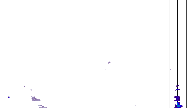 Meteoradar - aktuální srážky 2026-07-25 21:15:00