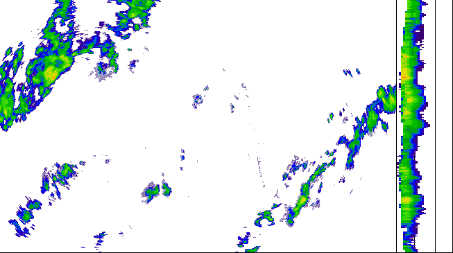 Meteoradar - aktuální srážky 2026-07-27 03:00:00