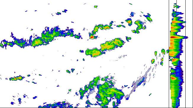 Meteoradar - aktuální srážky 2026-07-27 12:30:00