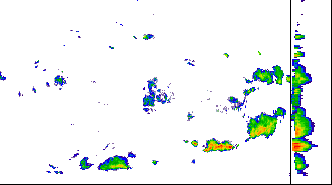 Meteoradar - aktuální srážky 2026-07-27 16:00:00