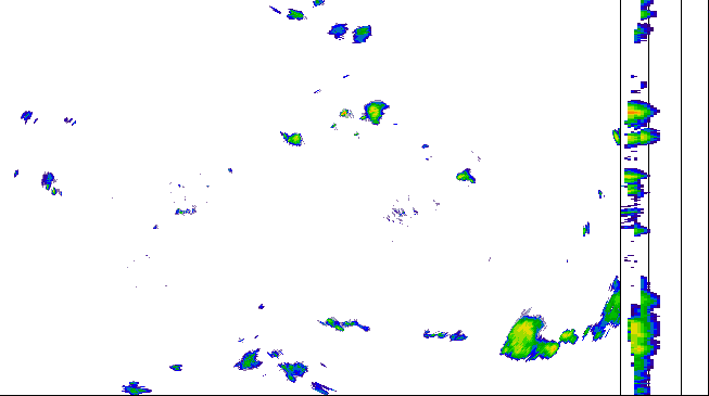 Meteoradar - aktuální srážky 2026-07-27 17:15:00