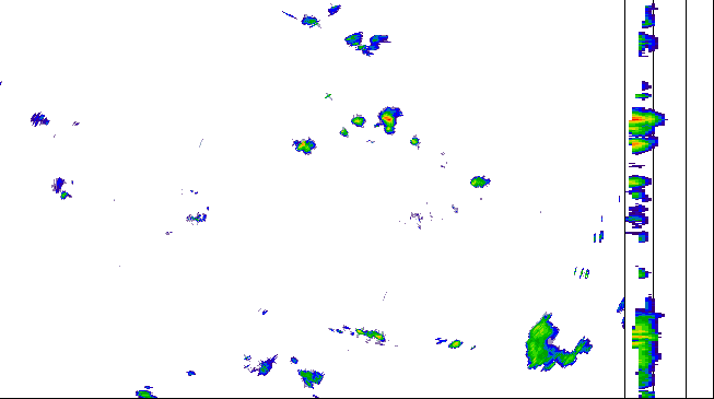 Meteoradar - aktuální srážky 2026-07-27 17:30:00