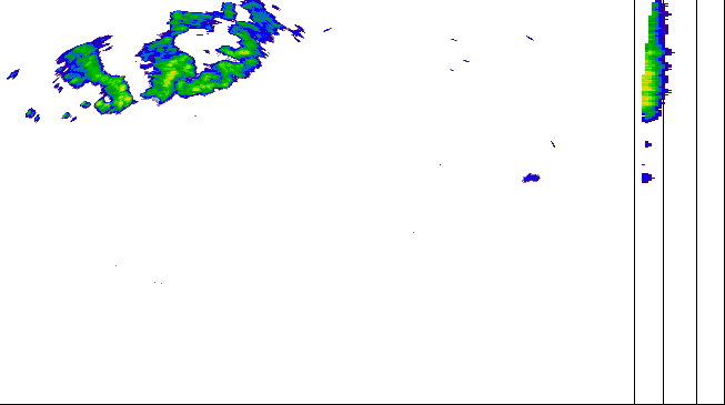 Meteoradar - aktuální srážky 2026-07-27 22:00:00