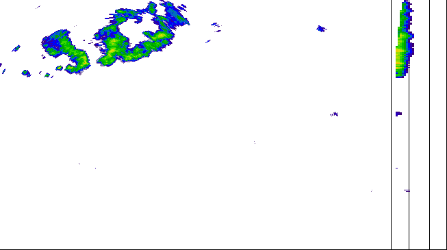 Meteoradar - aktuální srážky 2026-07-27 22:15:00
