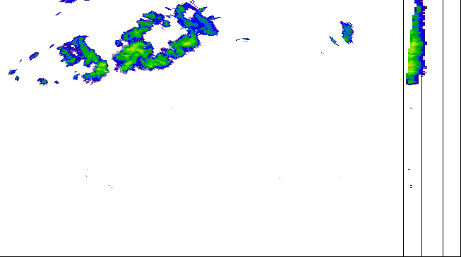 Meteoradar - aktuální srážky 2026-07-27 22:45:00