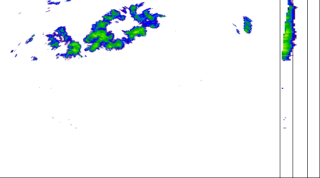 Meteoradar - aktuální srážky 2026-07-27 23:00:00