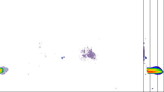 Meteoradar - aktuální srážky 2026-07-29 23:00:00