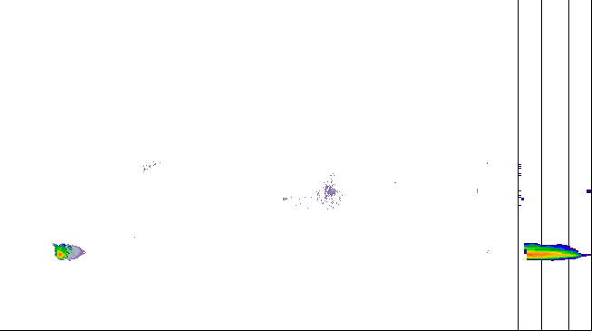 Meteoradar - aktuální srážky 2026-07-30 01:00:00