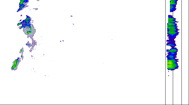 Meteoradar - aktuální srážky 2026-07-31 00:45:00