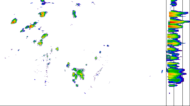 Meteoradar - aktuální srážky 2026-07-31 17:00:00