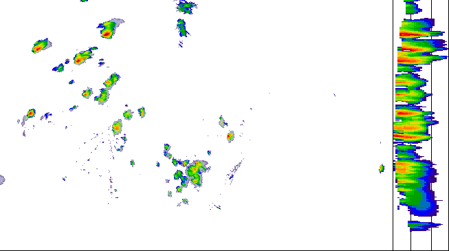 Meteoradar - aktuální srážky 2026-07-31 17:15:00