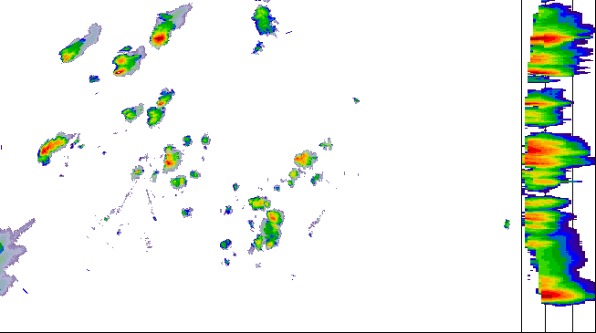 Meteoradar - aktuální srážky 2026-07-31 17:45:00