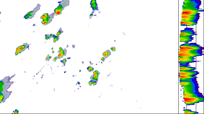Meteoradar - aktuální srážky 2026-07-31 18:00:00