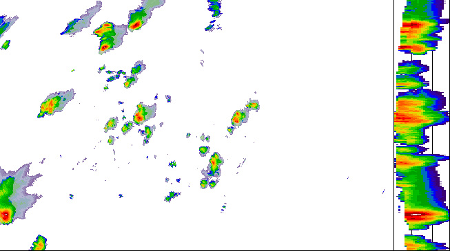 Meteoradar - aktuální srážky 2026-07-31 18:15:00