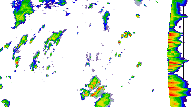 Meteoradar - aktuální srážky 2026-08-01 16:45:00