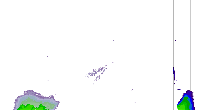Meteoradar - aktuální srážky 2026-08-02 22:45:00