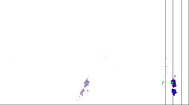 Meteoradar - aktuální srážky 2026-08-03 12:45:00