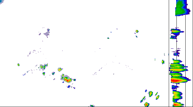 Meteoradar - aktuální srážky 2026-08-03 17:15:00