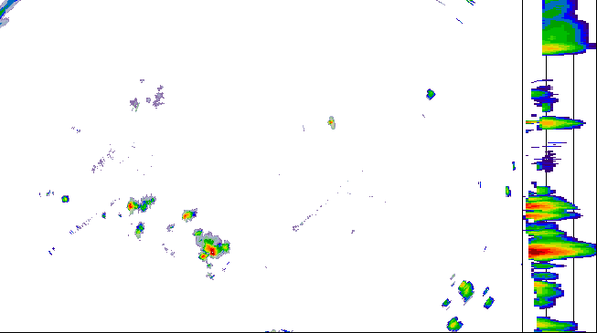 Meteoradar - aktuální srážky 2026-08-03 17:30:00