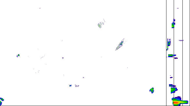 Meteoradar - aktuální srážky 2026-08-03 20:15:00
