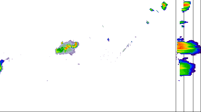 Meteoradar - aktuální srážky 2026-08-04 00:45:00