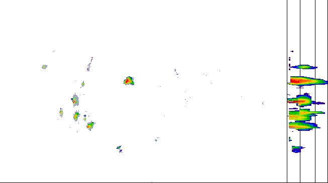 Meteoradar - aktuální srážky 2026-08-04 14:00:00