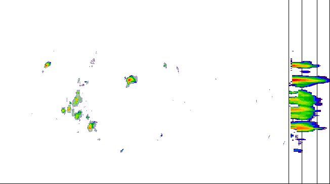 Meteoradar - aktuální srážky 2026-08-04 14:15:00