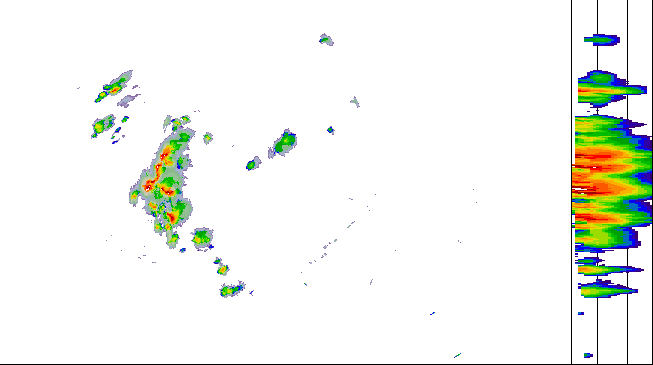 Meteoradar - aktuální srážky 2026-08-04 15:30:00