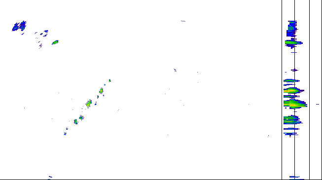 Meteoradar - aktuální srážky 2026-08-05 12:45:00