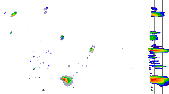 Meteoradar - aktuální srážky 2026-08-05 15:15:00