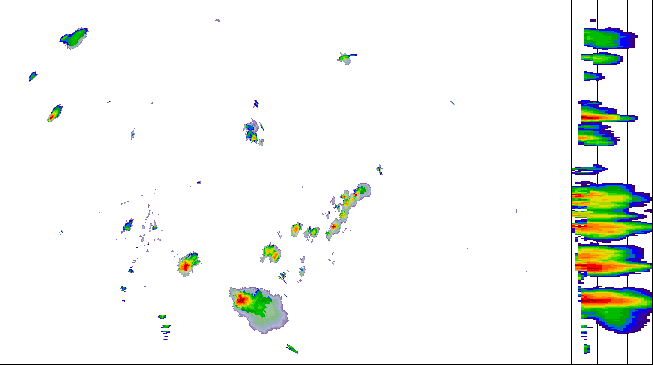 Meteoradar - aktuální srážky 2026-08-05 15:45:00