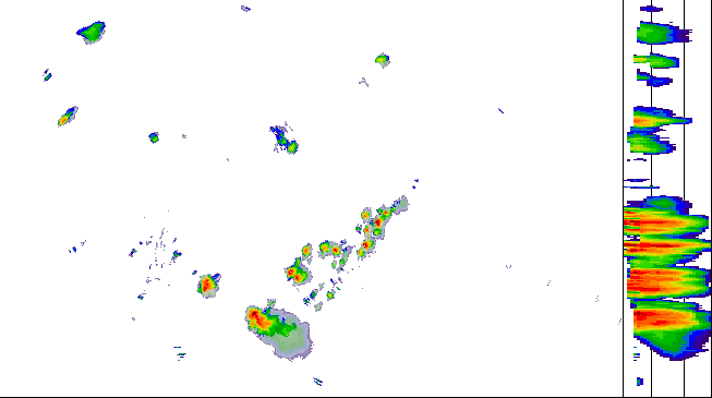 Meteoradar - aktuální srážky 2026-08-05 16:00:00