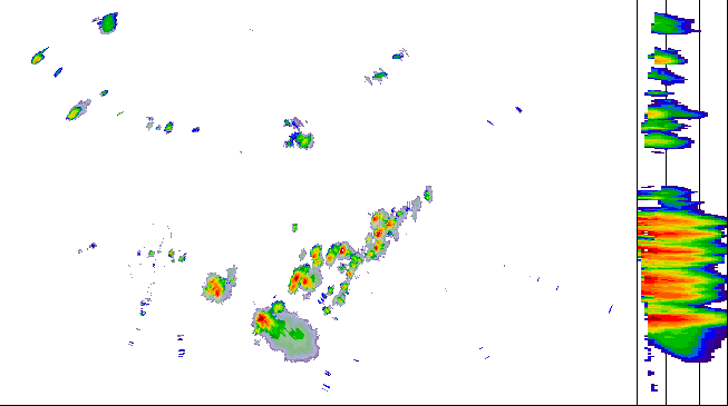 Meteoradar - aktuální srážky 2026-08-05 16:15:00