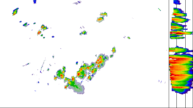 Meteoradar - aktuální srážky 2026-08-05 16:45:00