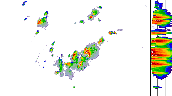 Meteoradar - aktuální srážky 2026-08-05 17:45:00