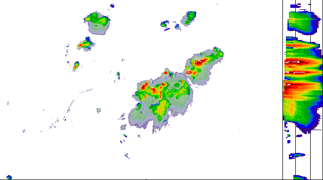 Meteoradar - aktuální srážky 2026-08-05 19:00:00