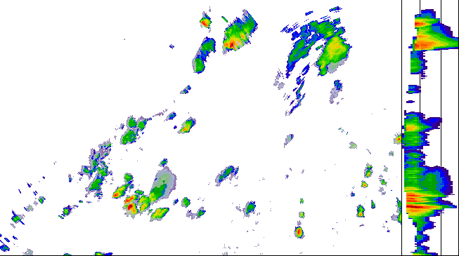 Meteoradar - aktuální srážky 2026-08-06 16:45:00